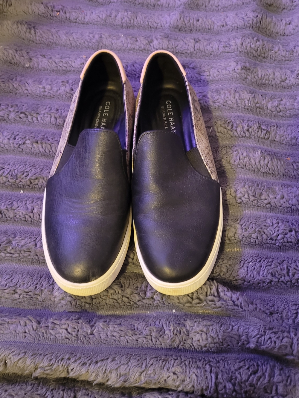 Cole Haan Womens Slip-On Loafer - Snake Pattern Back Panel 8B